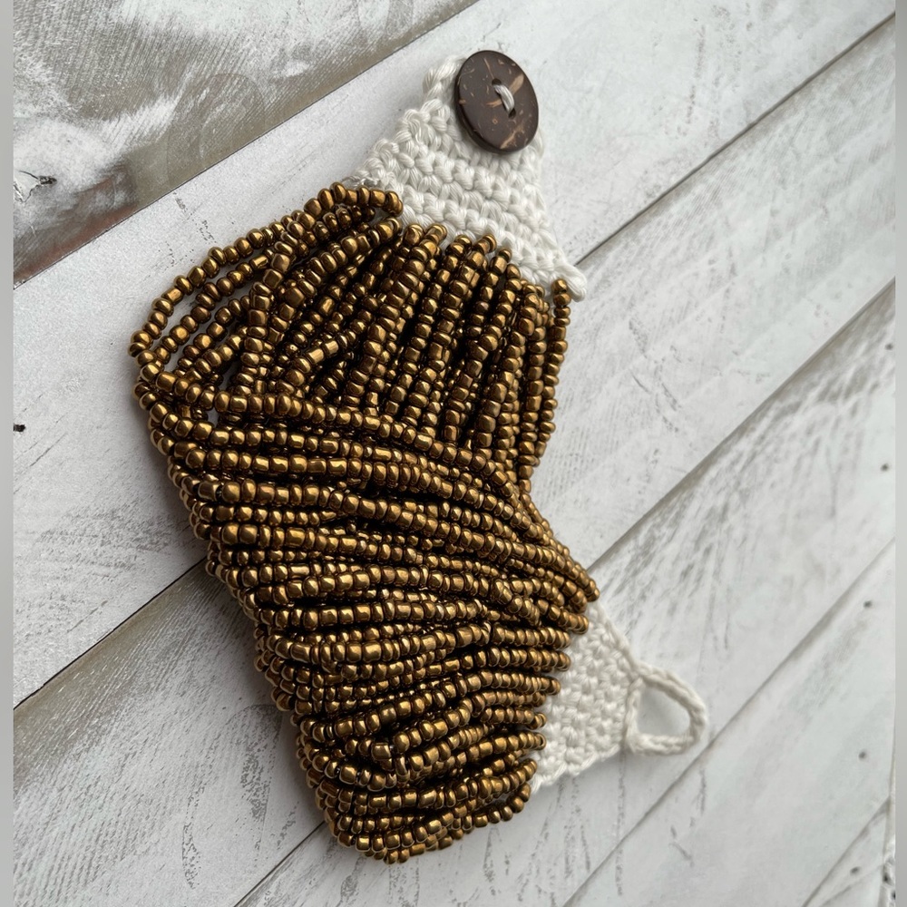 Multi-strand beaded bracelet